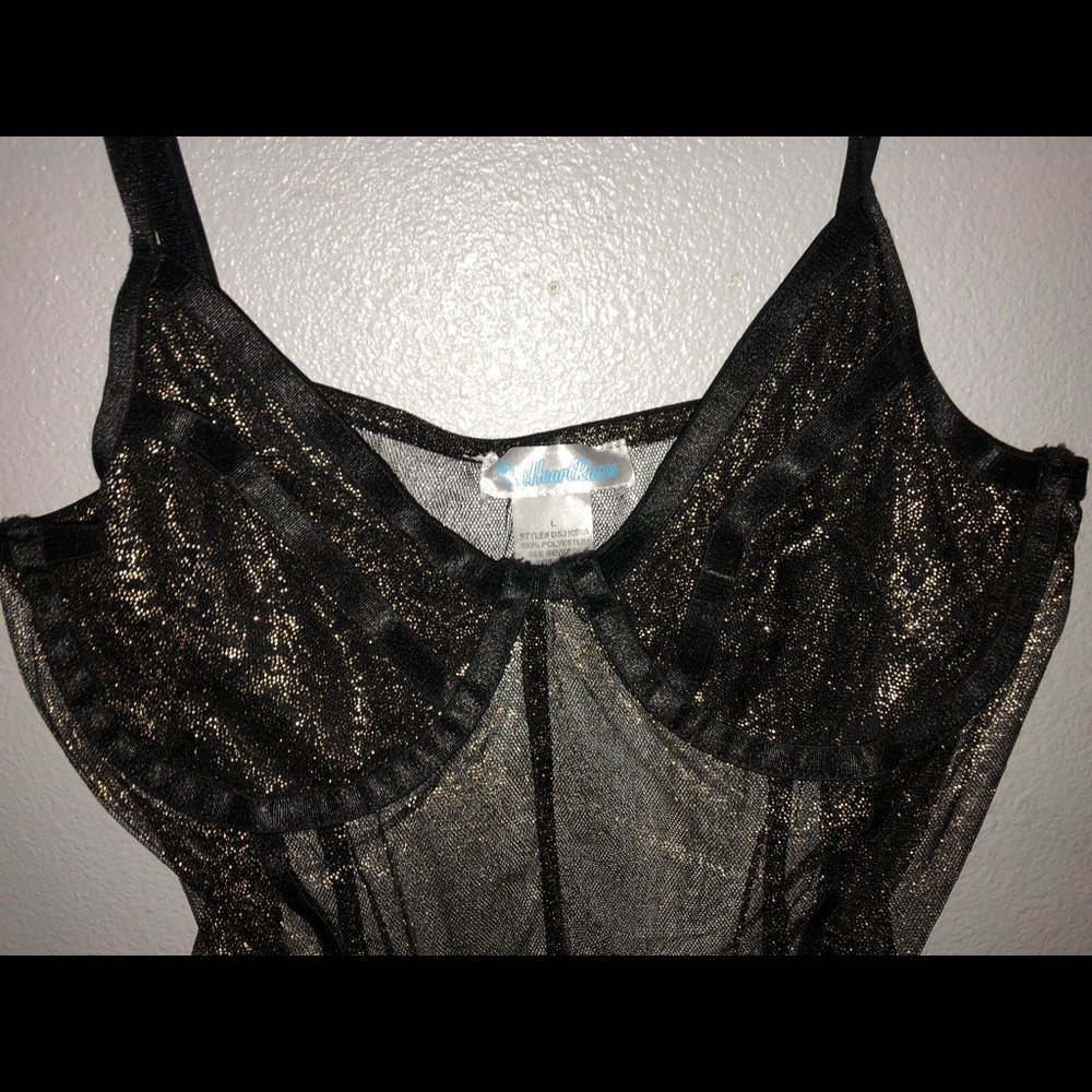 Sexy golden mesh body suit! - Picture 3 of 3